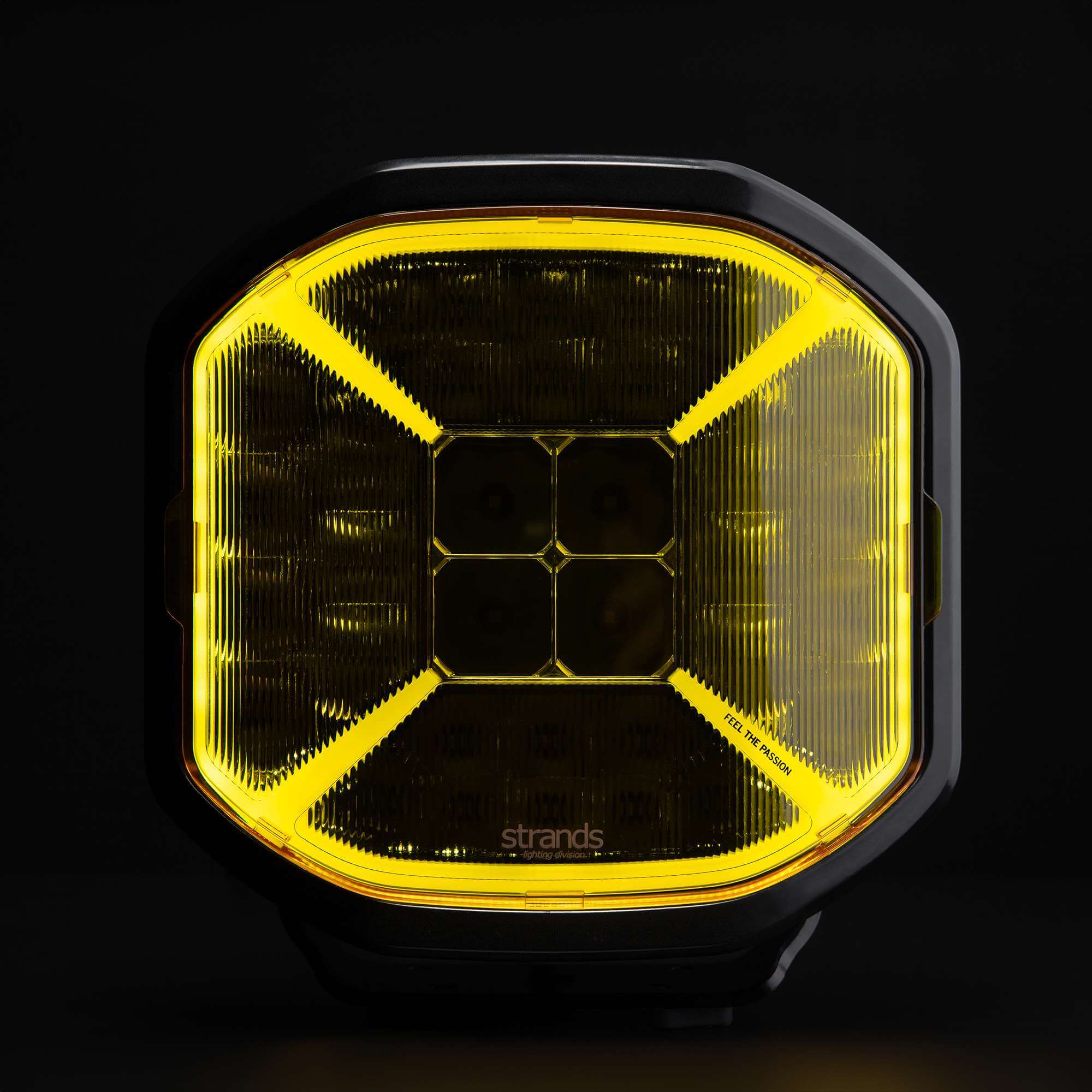 Strands SIBERIA X LENS COVER YELLOW FLOOD 9″