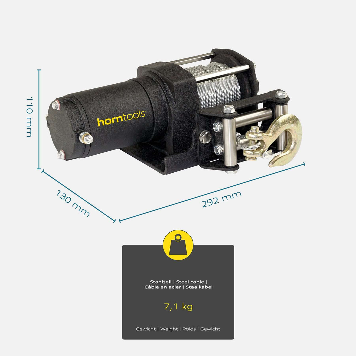 Electric Winch Beta 0.9 tons