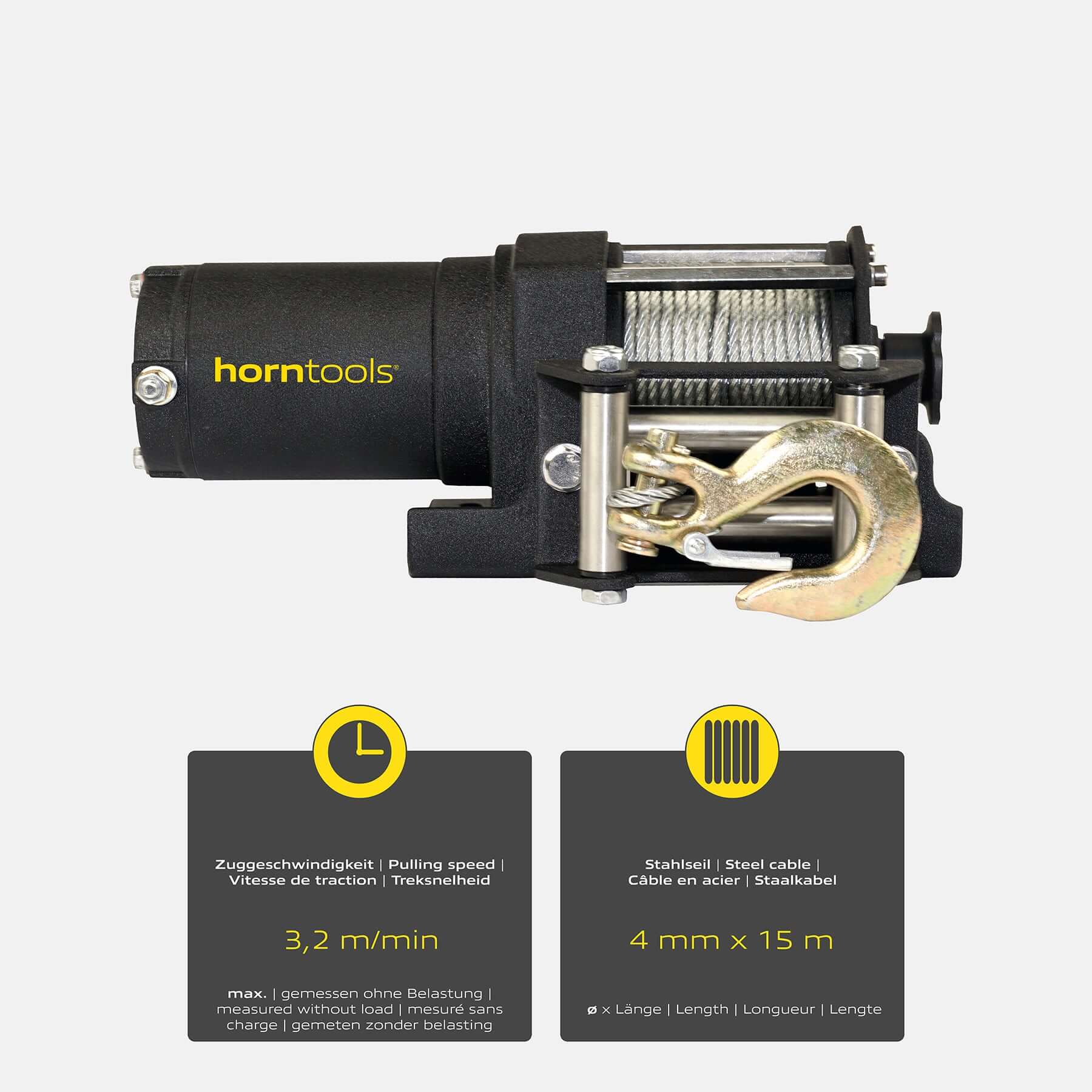 Electric Winch Beta 0.9 tons