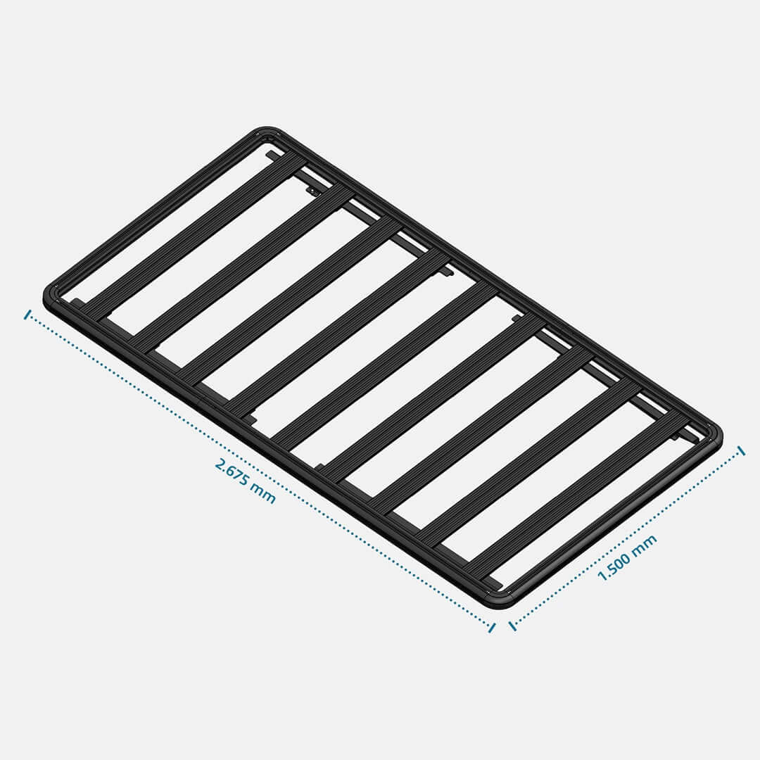 Dachträger ExRoof für VW T5 / T5.1 / T6 / T6.1 – L1 / SWB (Multivan, Transporter, Caravelle, Kombi)